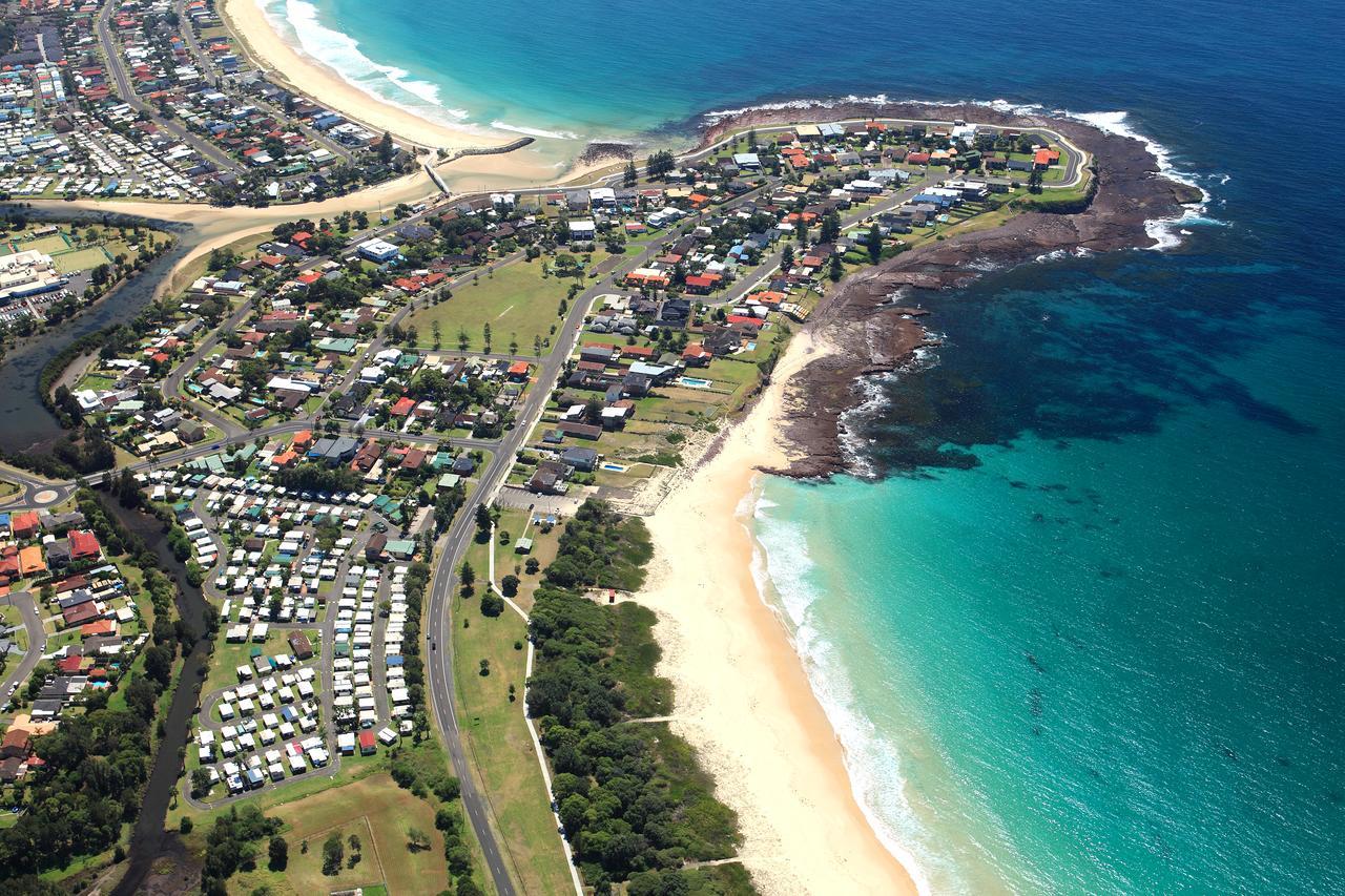 Surfrider Caravan Park Barrack Point Buitenkant foto